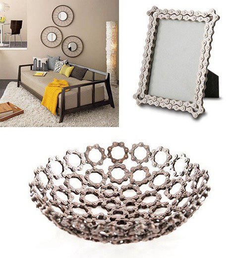 upcycling-ideas-with-bicycle-parts-frame-mirror-shell